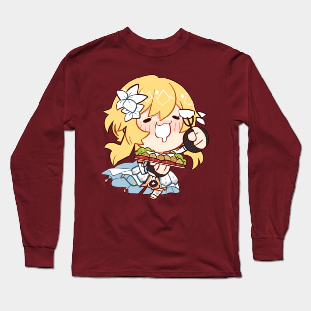 Genshin Impact Lumine Long Sleeve T-Shirt by oletarts